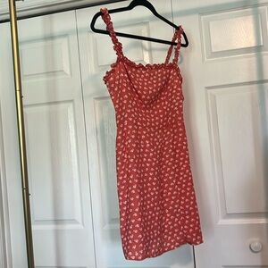 NWT The Fifth Label Pink floral back zip dress